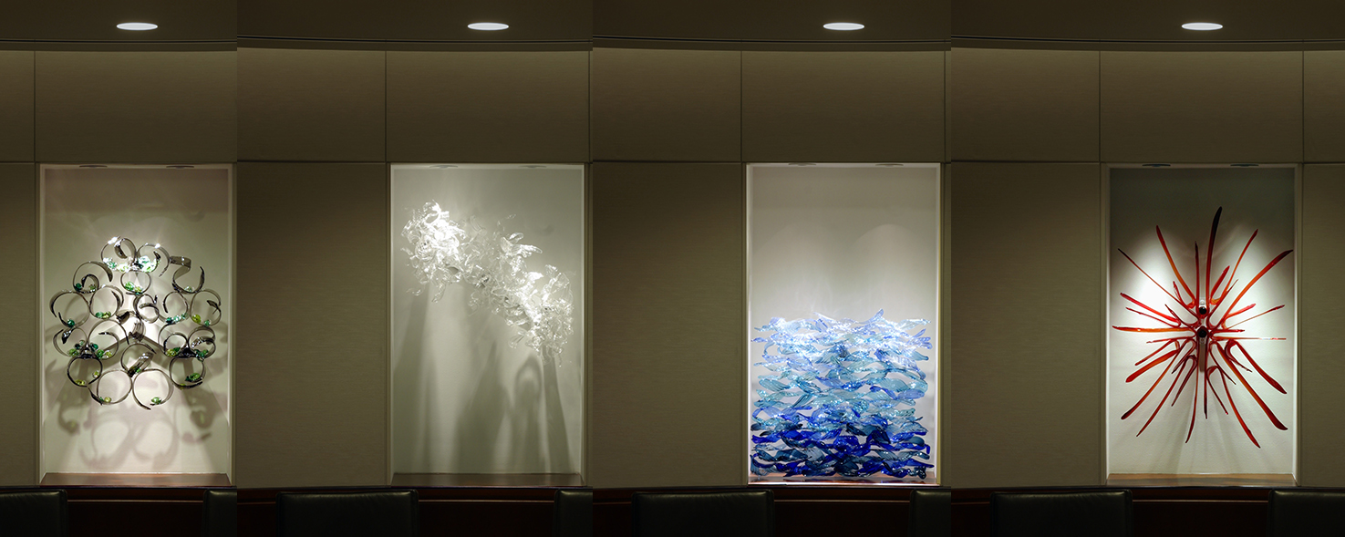 Glass Lily Garden by April Wagner