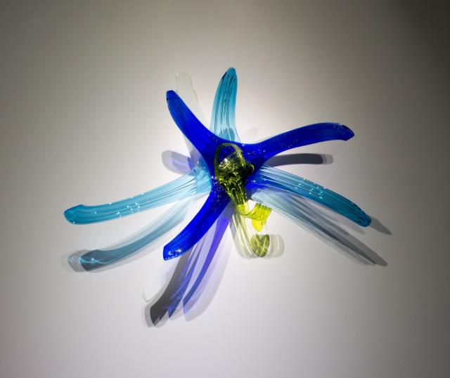 Glass Lily Garden by April Wagner