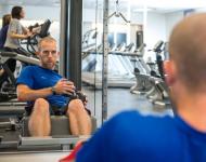 Occupant Amenities, man exercising